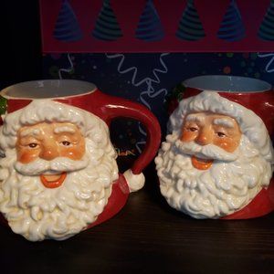 2 Possible Dream Santa Mugs